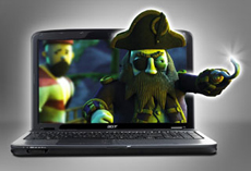 Laptop AS5738 công nghệ 3D đầu tiên đã có ở Việt Nam.